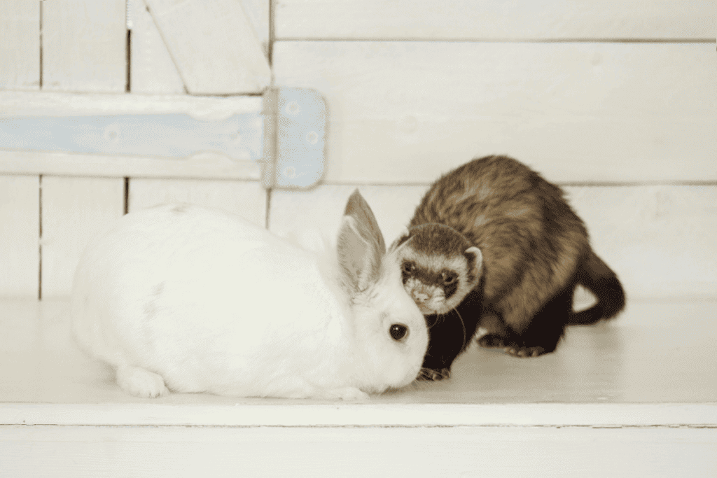 Do Ferrets and Rabbits Get Along?